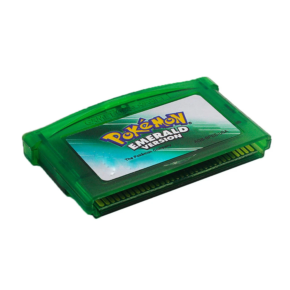 GBA Series 32-bit Video Game Cartridge Console Card Pokemon Emerald FireRed LeafGreen Ruby Sapphire Multi-language