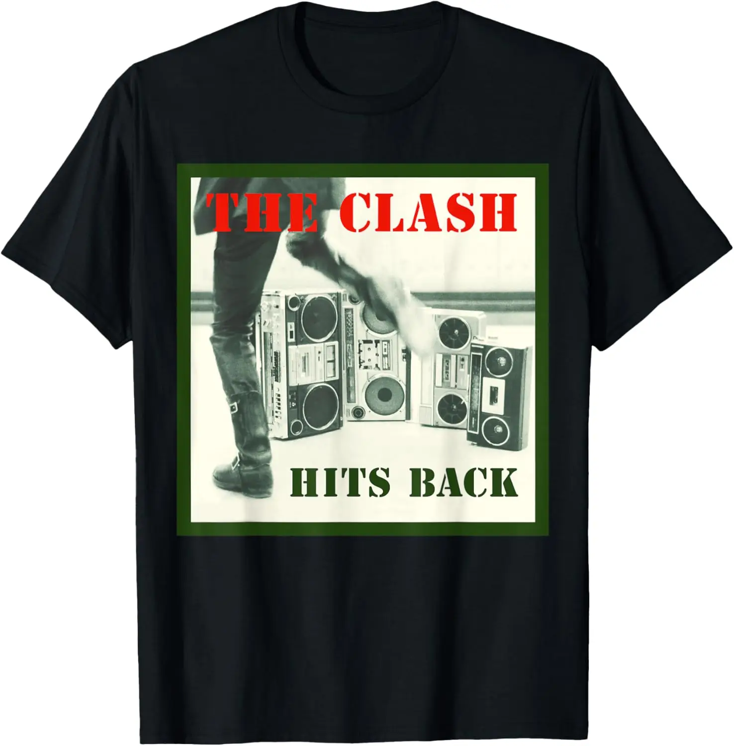 The Clash - Album Cover Hits Back T-Shirt