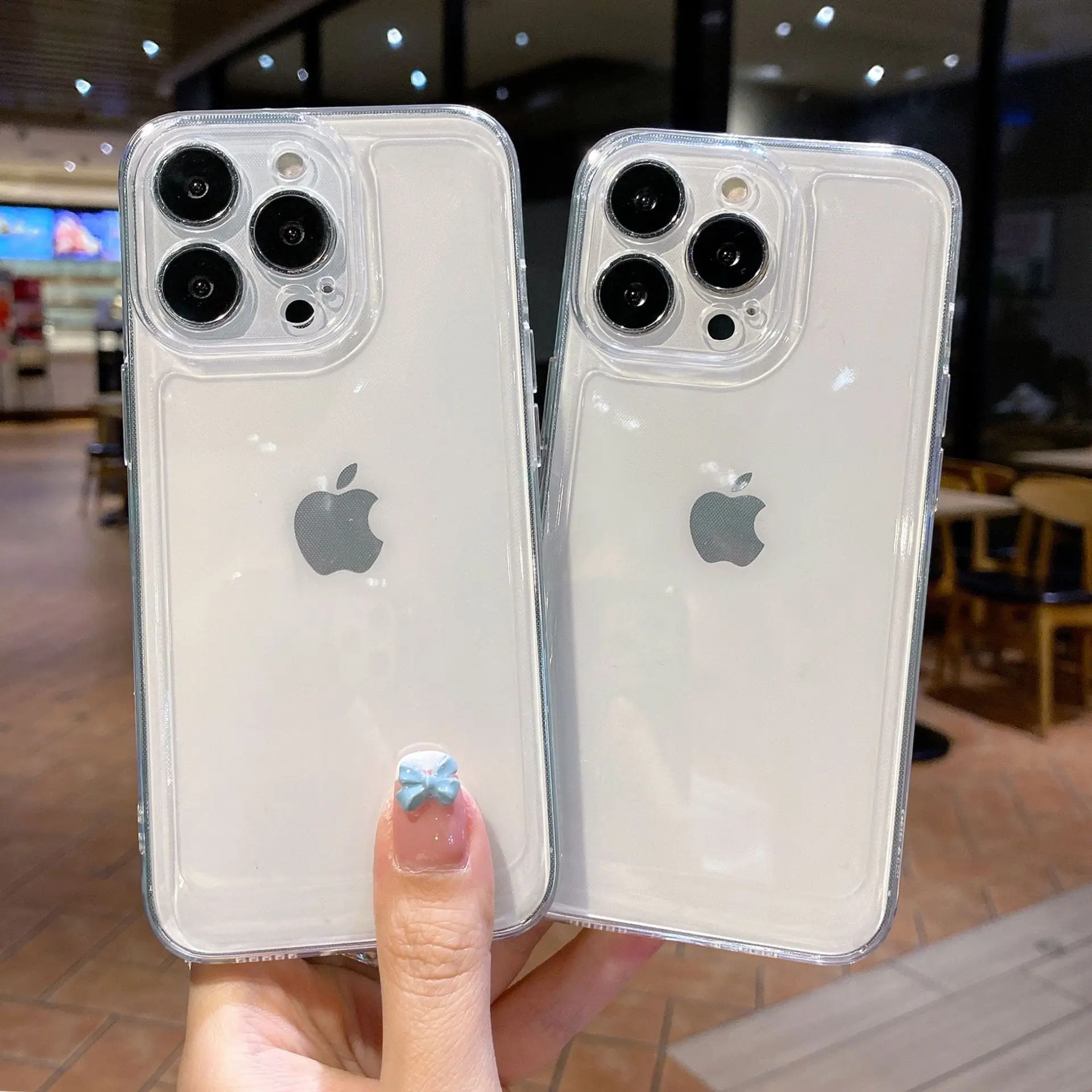 IPhone用クリア携帯電話ケース,iPhone 15, 14, 13, 12, 11 pro,xs max,xr,x,8, 7 plus,se,2020, 2022用ケース
