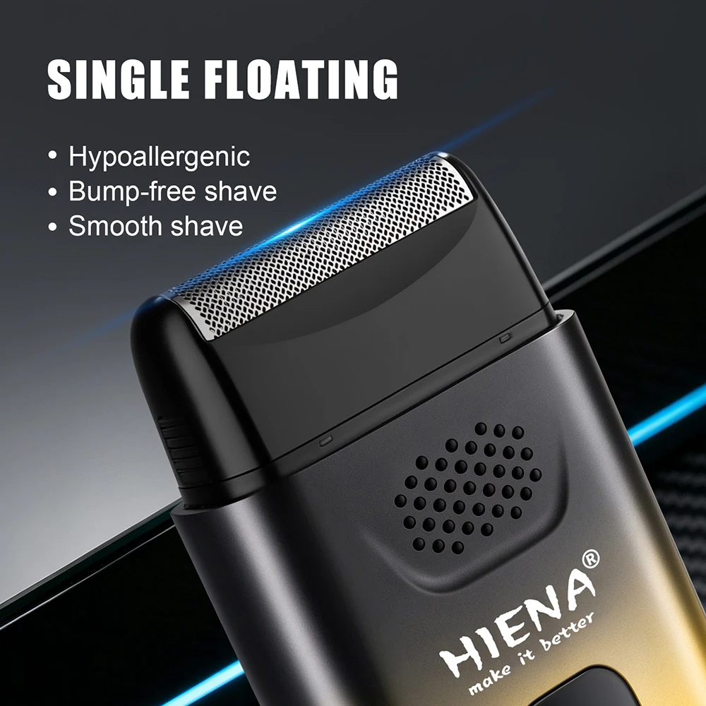 Gradient Color Cordless 0 MM Beard Trimmer For Man Professional Electric Razor Usb Fast Charging Shaving Machine Holiday Gift
