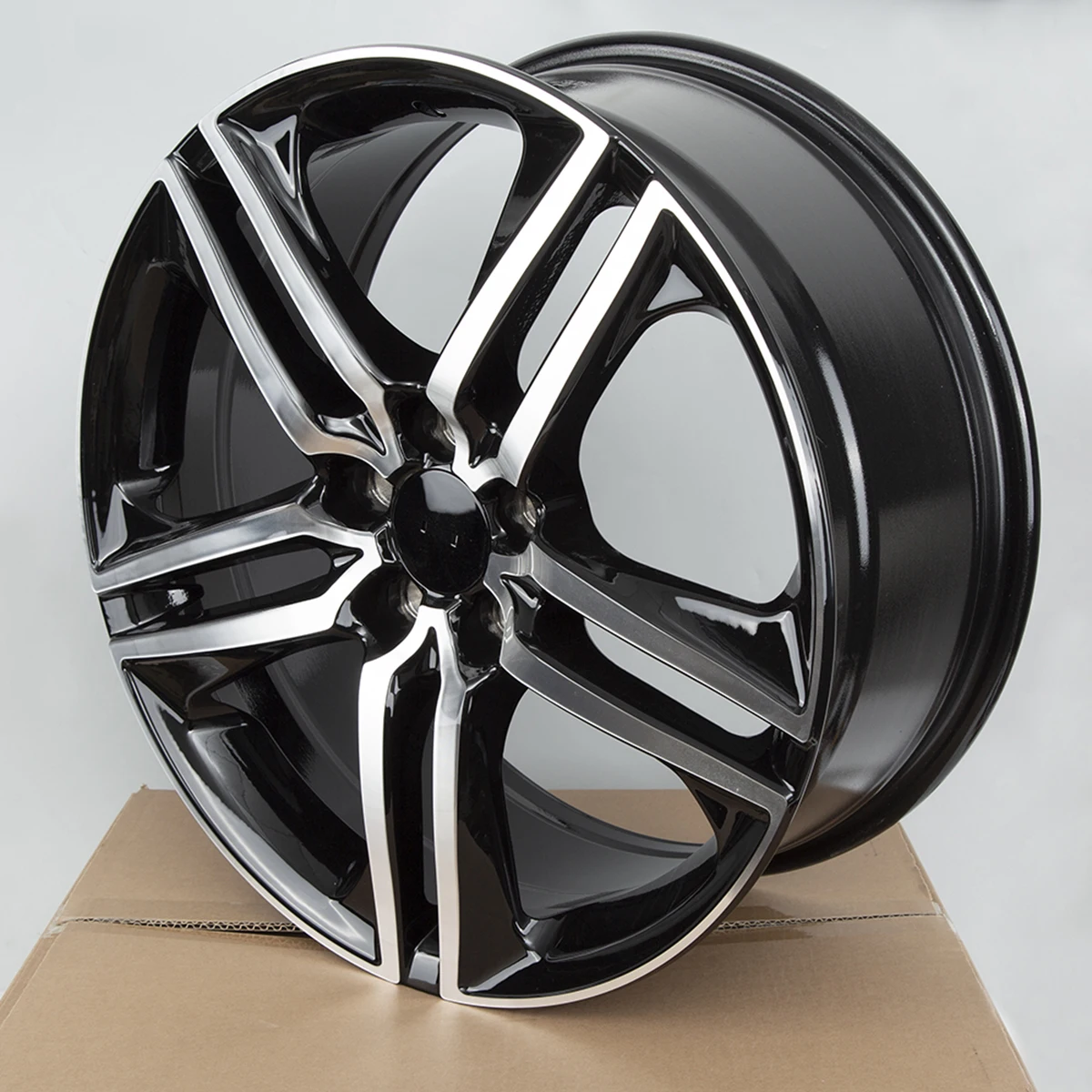 1 قطعة 19x8 بوصة محور عجلات أسود استبدال عجلات لهوندا أكورد سبورت 2016 2017 حافة