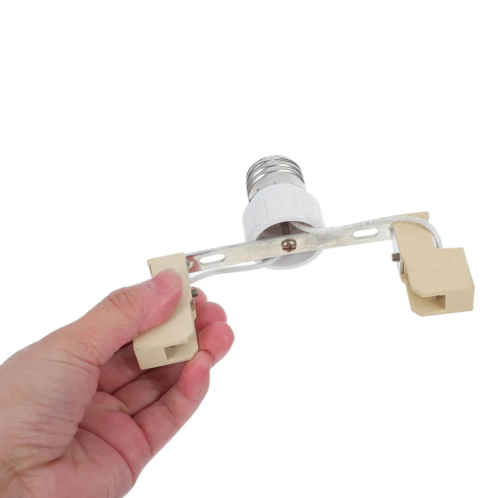 

E27 to R7s Lamp Socket Converter 118Mm Ceramic Base Adapter for Home Industrial Lighting Stable High Temperature Resistance