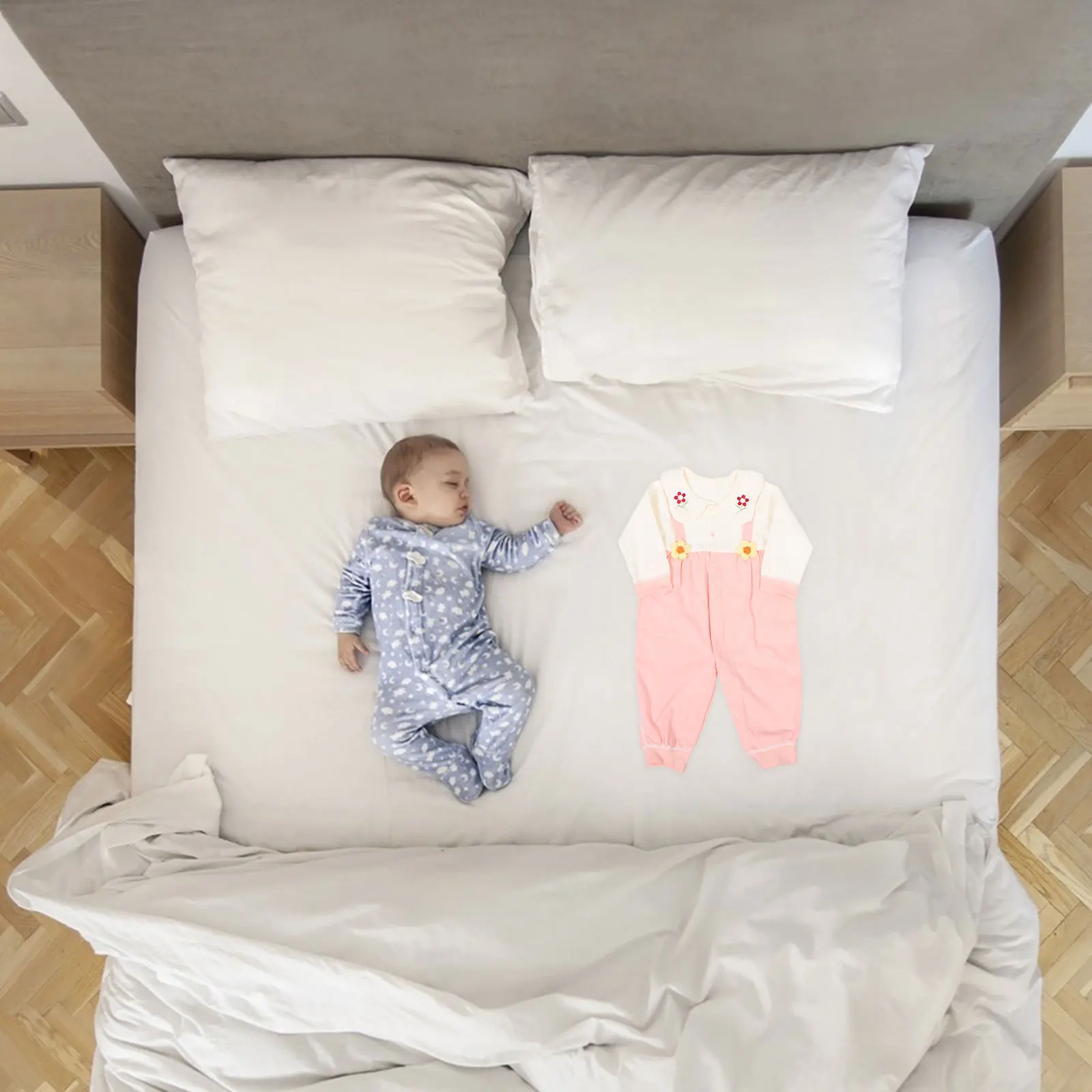 

Long Sleeve Baby Bodysuit Newborn Cotton Romper Infant Sleepwear Outing Clothes Vintage Baby Outfit Winter Bodysuit for Infants