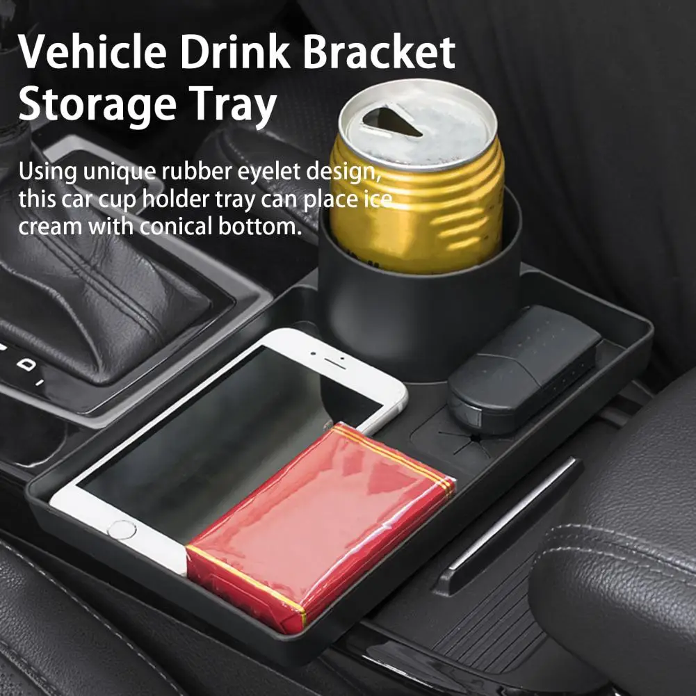 Car Beverage Holder  Space-saving   Car Water Cup Holder Auto Cup Stand Storage Tray