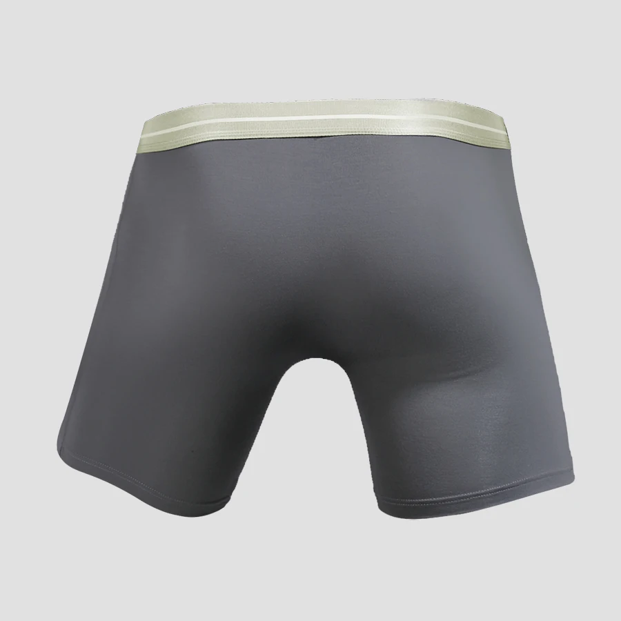 Men\'s underwear men\'s boxer briefs lengthened and enlarged anti-wear leg boxer briefs bottoms sports breathable pants