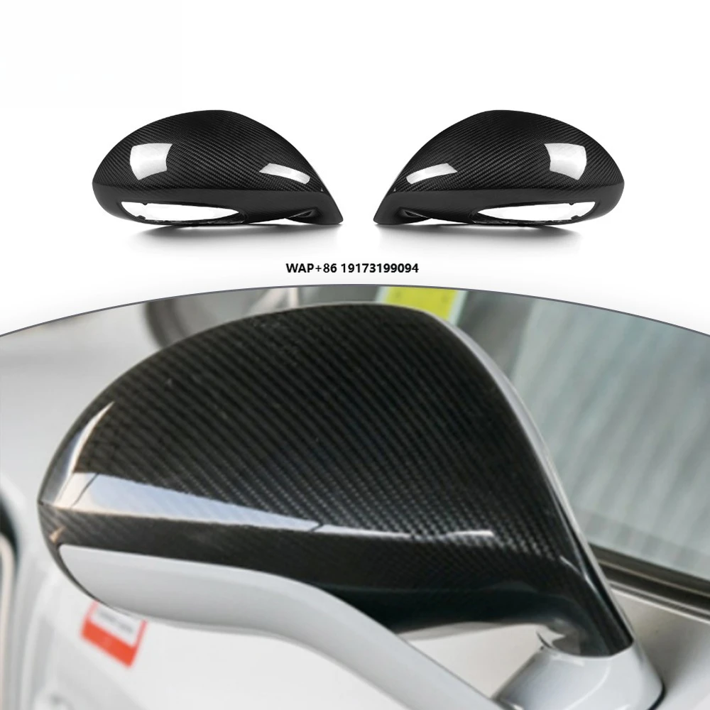

Накладки на боковые зеркала из сухого карбона, корпуса зеркал заднего вида для Porsche GT2 GT3 991 911 981 2013-2016 годов выпуска, спортивные аксессуары для авто