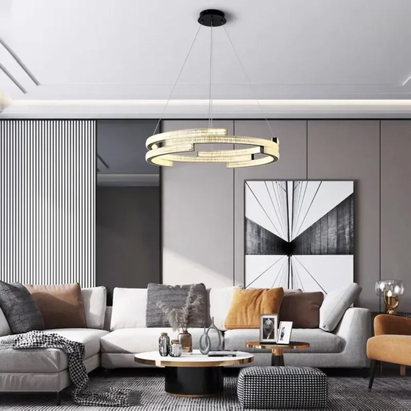 Lampada a sospensione moderna a LED per soggiorno, sala da pranzo, camera da letto, lampadario a soffitto, lampada a sospensione di lusso, lampada per interni