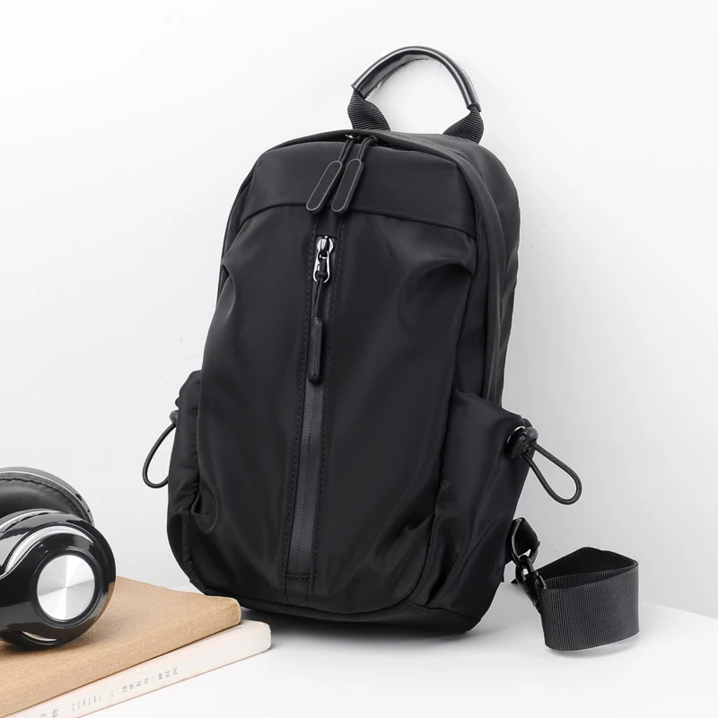 

Многофункциональная нагрудная сумка для спорта и отдыха, мужская нишевая модная сумка через плечо, практичная уличная сумка через плечо большой вместимости