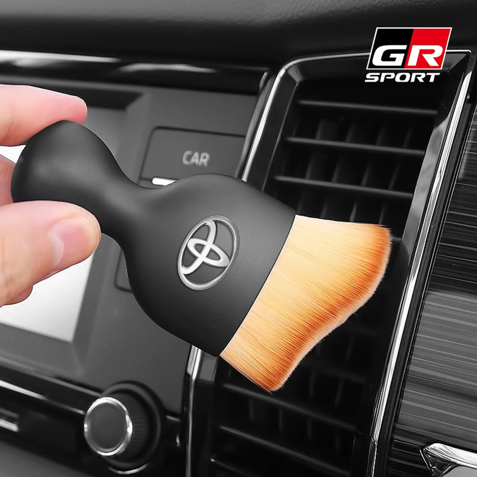 Car Interior Cleaning Ultra-Fine Fiber Brush Gap Dust Removal Tool For Toyota 86 Mirai Supra Prado Alphard Vellfire Crown Sequoi