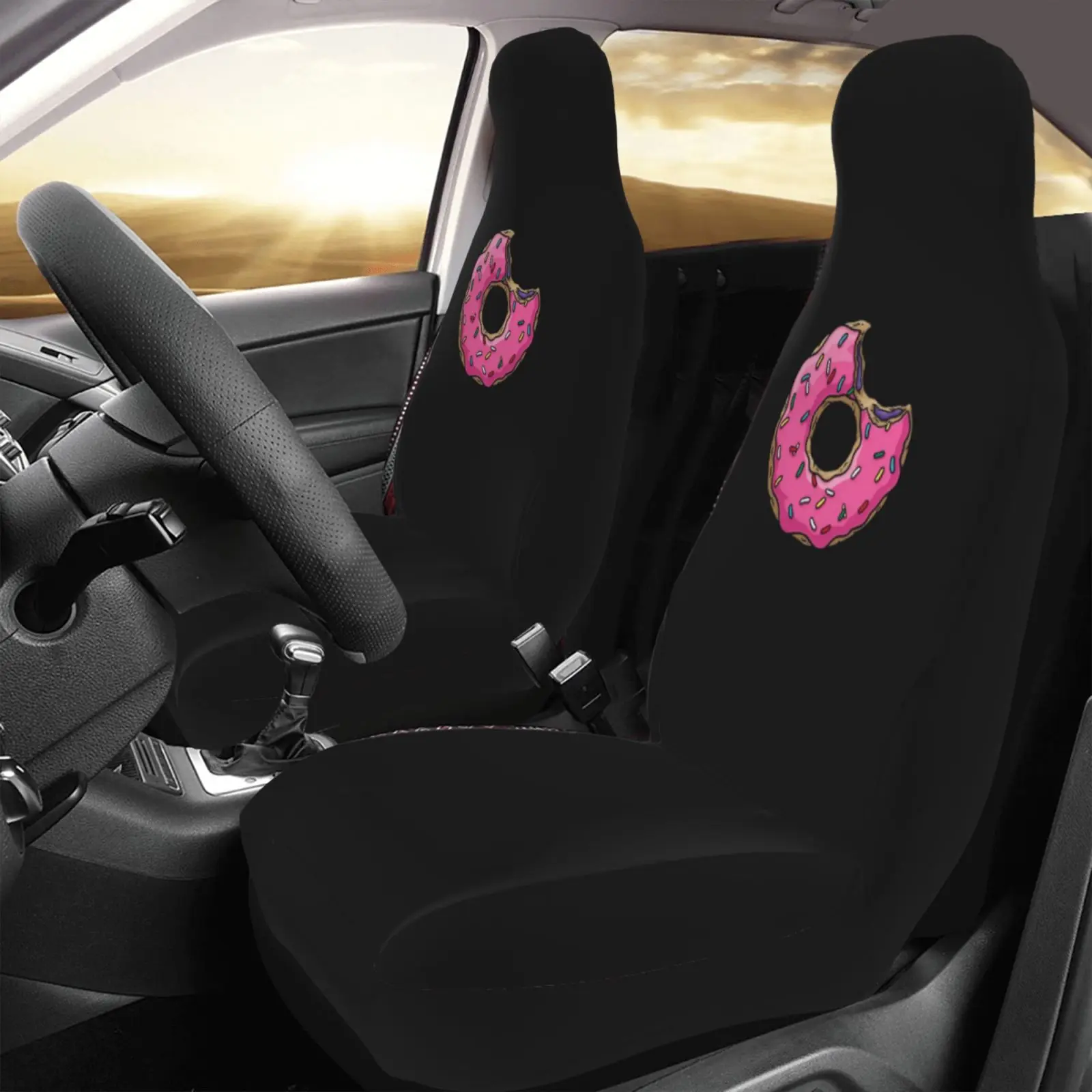 Car Seat Cover with Donut Design Complete Set of Car Seat Protector Accessories Disassembly Universal Seat Cover