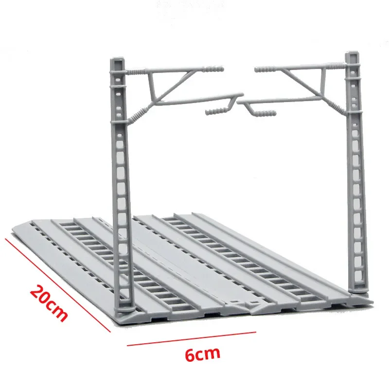 5 sztuk/partia 40cm makijaż kolejowy z kijem elektrycznym do skali 1/32 akcesoria do modeli miniatury krajobrazy