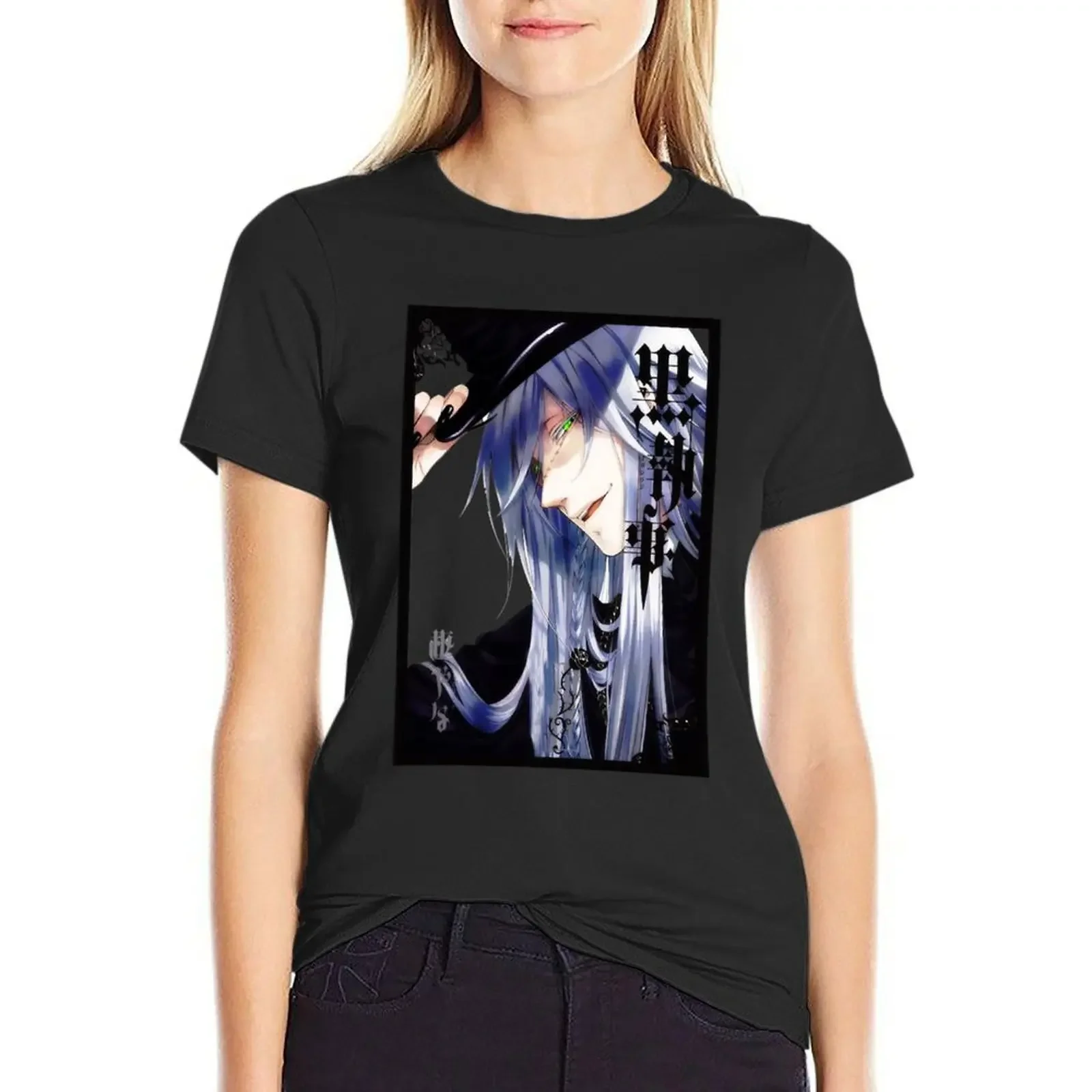 

BLACK BUTLER Classic T-Shirt animal print shirts graphic tees summer top Short sleeve tee womans clothing