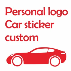 New Creative Personal Customized Text Picture Advertisement Car Window Body Sign Advertisement Decal Custom Decal, 18cm