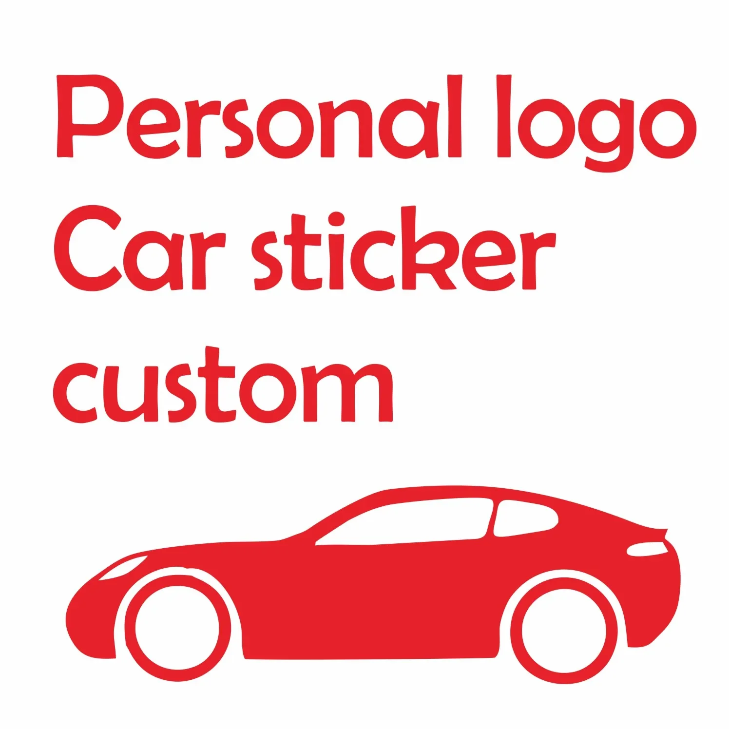 New Creative Personal Customized Text Picture Advertisement Car Window Body Sign Advertisement Decal Custom Decal, 18cm