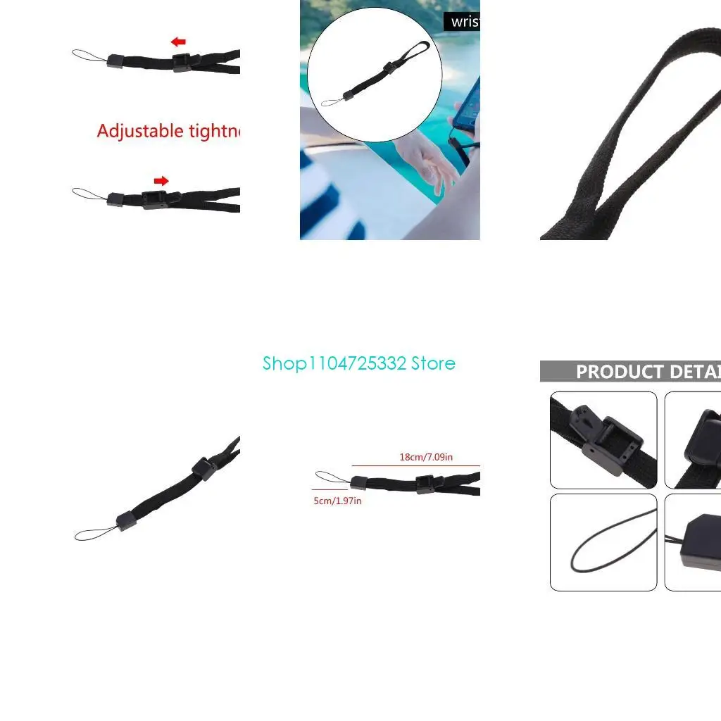 

P5EA 16 см Мини-портативный черный браслет на руку для мобильного телефона с камерой телефона Mp3