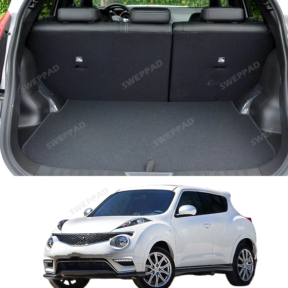 Car Floor Mats For  Nissan JUKE ESQ 2009-2025 24 23 22 Trunk mat Cargo Liner Protection Carpet Custom Floor Liners Accessories