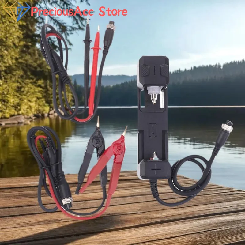 HRM-10 Round Connector Accessory for Accurate Lithium Battery Internal Resistance Reading