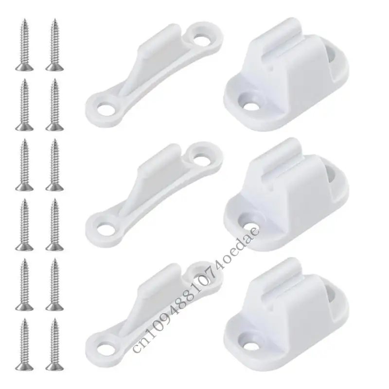 

0xxc 3 Пары RVS Держатель Дверной Запора крепкий механизм запор