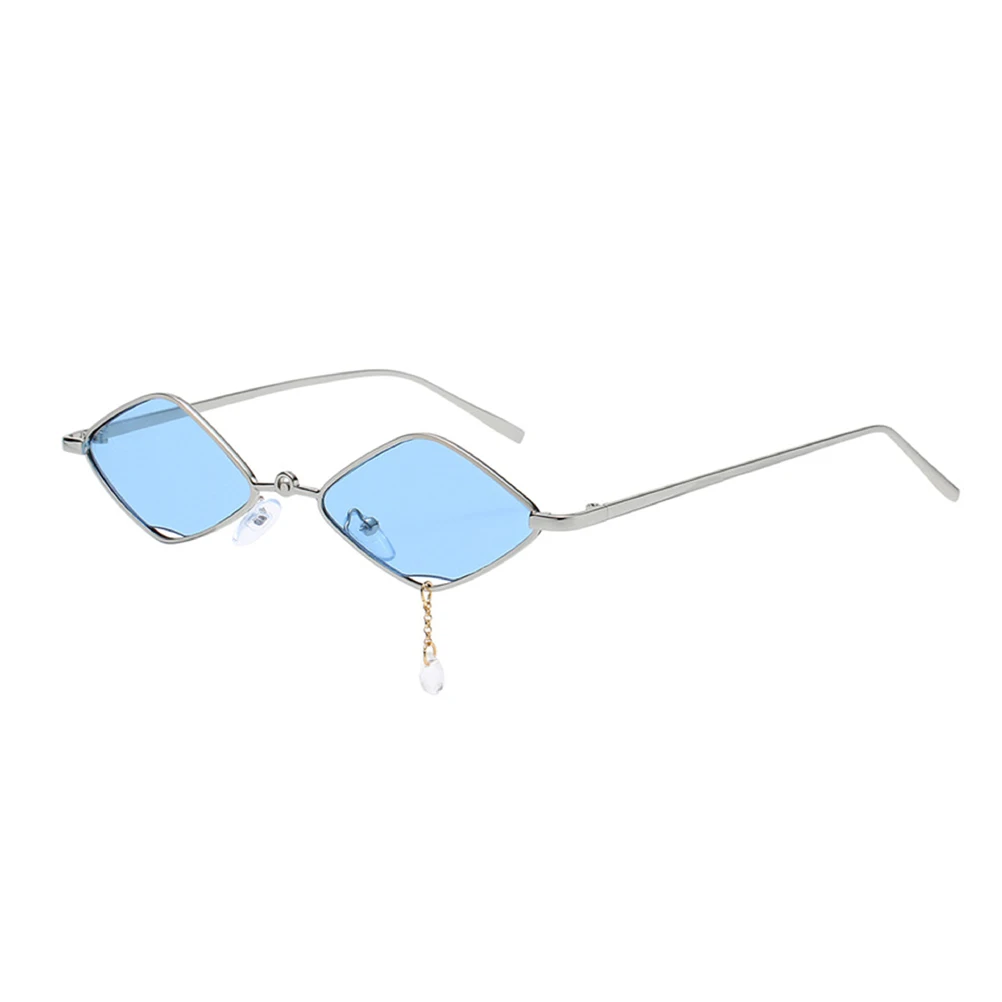 

1pcs Vintage Metal Sunglasses Random Color Durable Chic Pendant Unique Decorative Fashionable Party Photo Prop Eyewear For Women