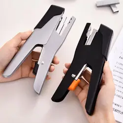 Deli Big Size Hand Held Effortless Stapler Universal 24/6 Staples School Office Supply Business File Binding Tool Student Gift