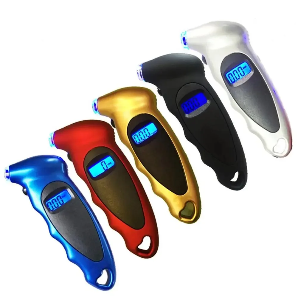 

Tire Pressure Gauge Backlight High-precision Digital Monitoring Car Tyre Air plastic metal Meterx