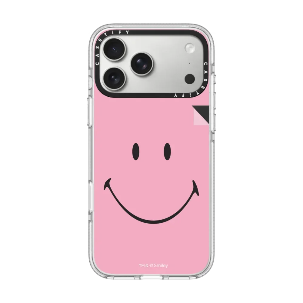 CASETiFY Smiley Series Face Text Stickers Magnetic Drop-proof Case for iPhone 13 14 15 17 16 Pro Max Air Plus Protect Cover view 4