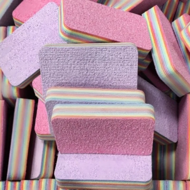 12 Layers Tearable Rainbow PVA Cleaning Cloth Super Absorbent Dishwashing Rag Kitchen Pot Washing Wipes Household Cleaning Towel