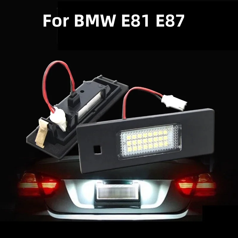 

2pcs 12V 6000k Canbus No Error Car LED License Plate Light Lamps For BMW 1 Series E81 E87 E63 E64 M6 E85 E86 Z4 F12 F13 F20 K48