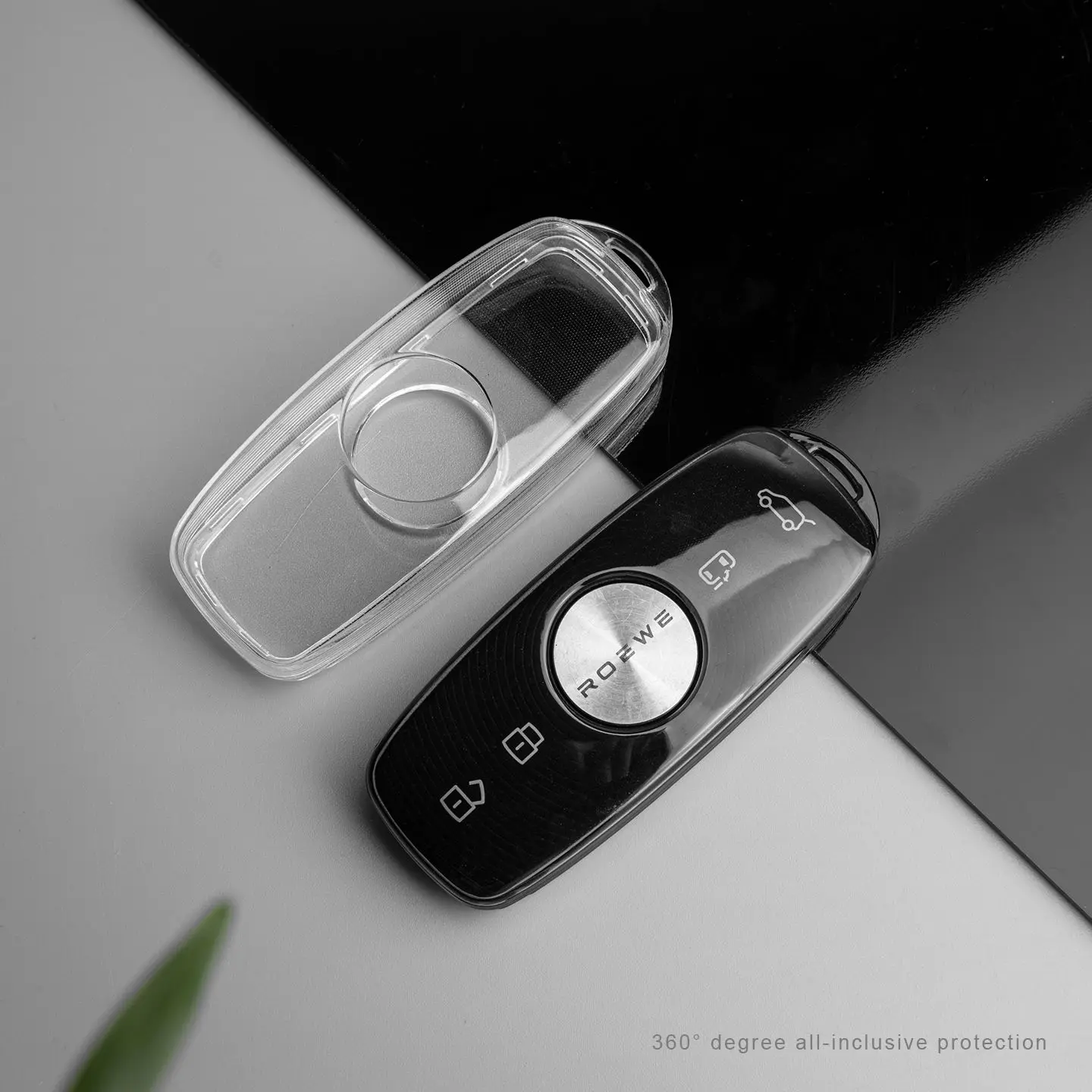 Transparent TPU Car Remote Car Key Case Cover for MG S9 MG QS Moskvitch M90 2026 2027 2025 Car Key Shell Protector Accessories