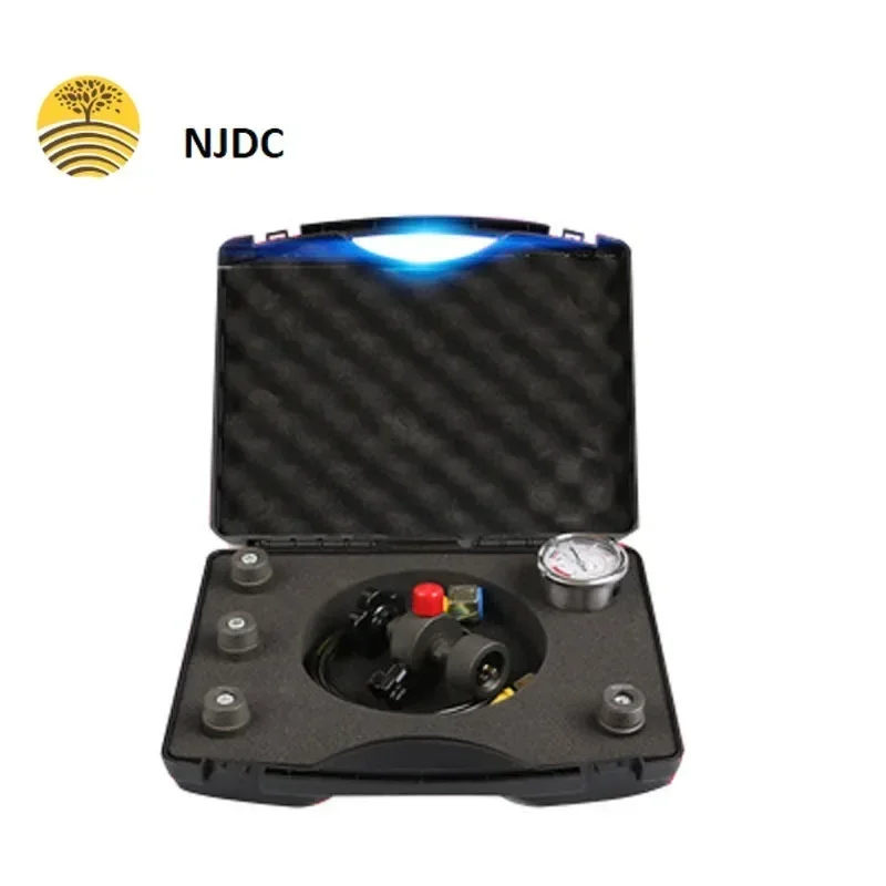 0-400Bar 6000Psi Pressure Gauge Test Kit Pressure Gauge Kit Hydraulic Accumulator Nitrogen Charging Valve Five Types of Adapters