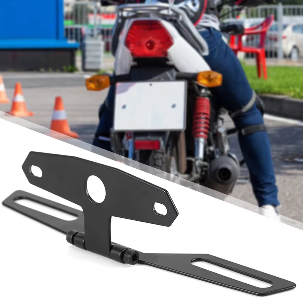 

Premium Universal Motorcycle License Plate Bracket - Adjustable Flipper Holder for ATV