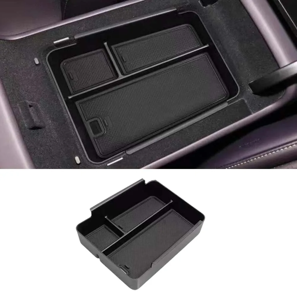 Car interior decoration Armrest storage box For Changan AVATR 07 2024 Black Cars Accessories Upgrade Modify A Car