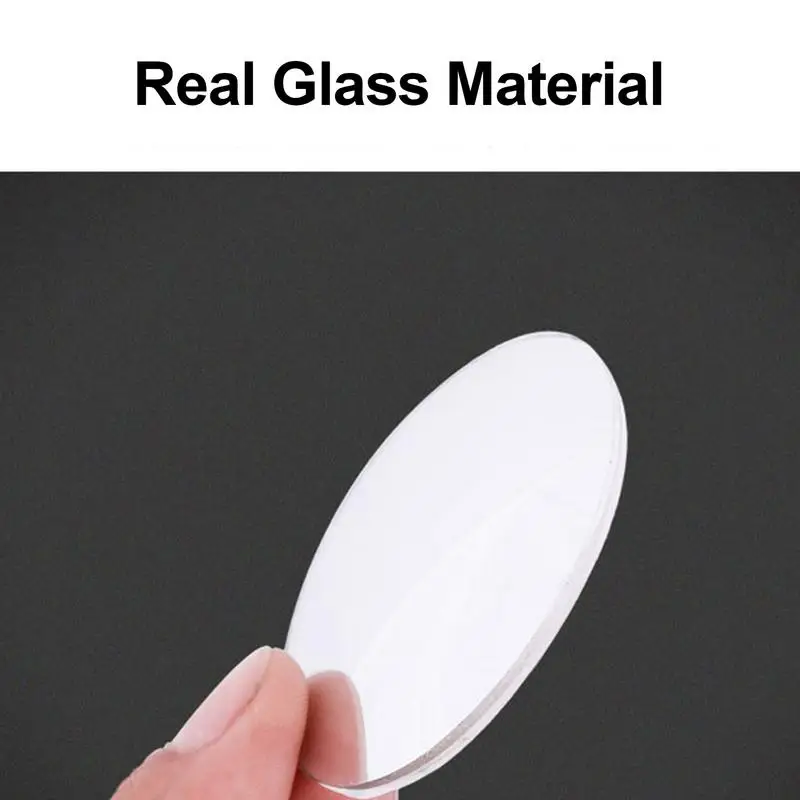 Car Blindspot Mirror Round Glass Convex Rear View Mirrors Frameless Design Adjustable Car Door Mirrors With Wide Angle For Car