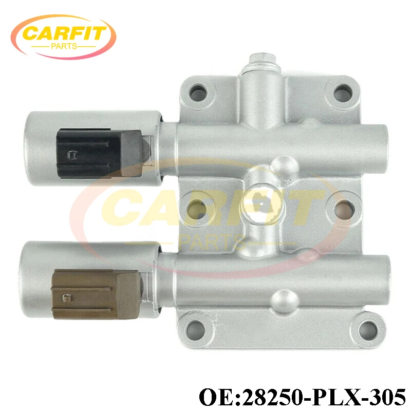 OEM 28250-PLX-305 28250PLX305 28015-PLX-305 Transmission Dual Linear Solenoid For 2001-2005 Honda Civic 1.3L 1.7L 2.0L Car Parts