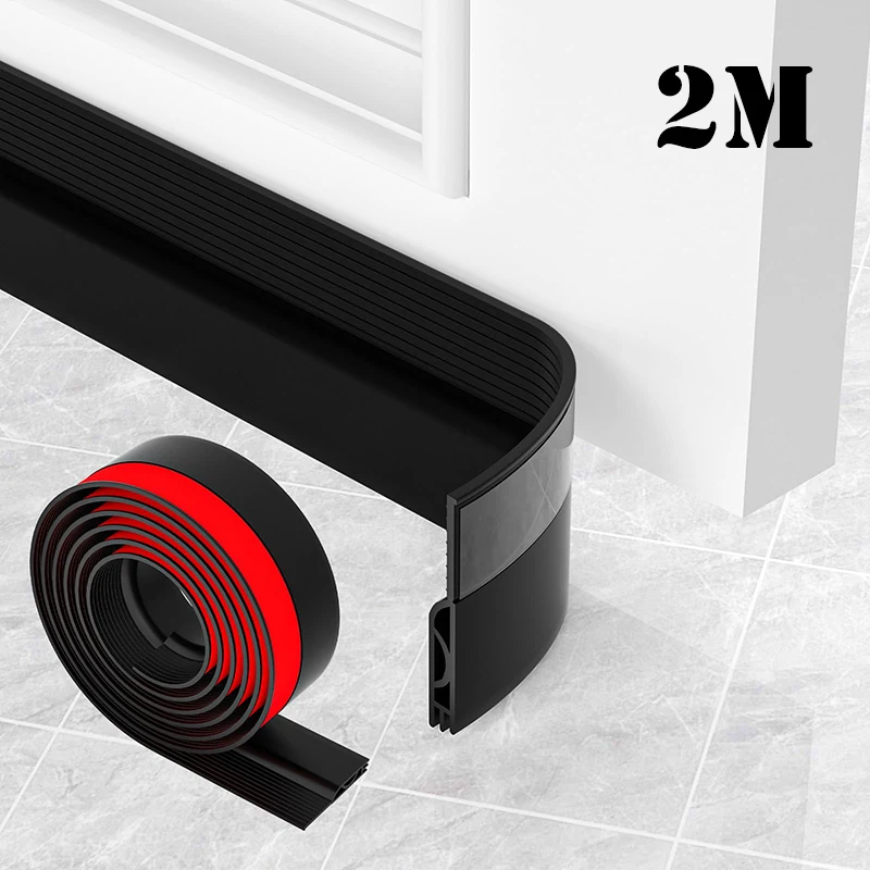 Butoir de porte 1/2M, balayage de porte pour le bas de la porte, coupe-froid, bloqueur de joint inférieur de porte, bruit d'air, remplissage d'espace sous la porte