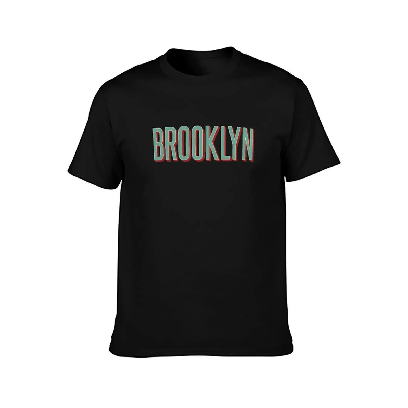Brooklyn, NY T-Shirt, Summer Casual Cotton Tee, Oversized Streetwear Tops, Vintage Graphic Print, Loose Fit Short Sleeve