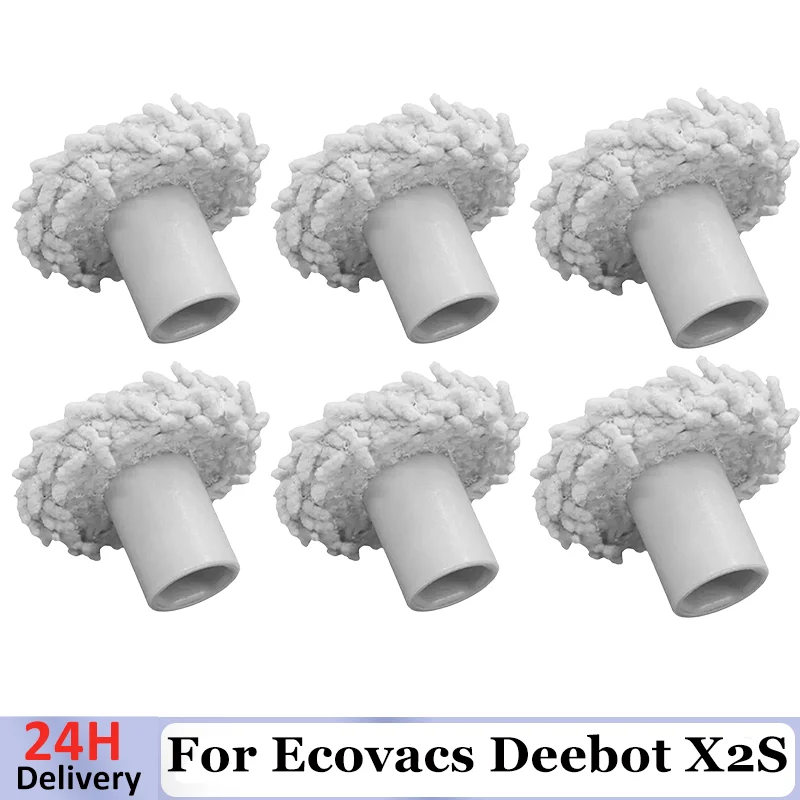 

Small Mop Cloth Rags For Ecovacs Deebot X2S Robotic Vacuum Cleaner Replacement Edge Attached Pads Spare Parts Accessories