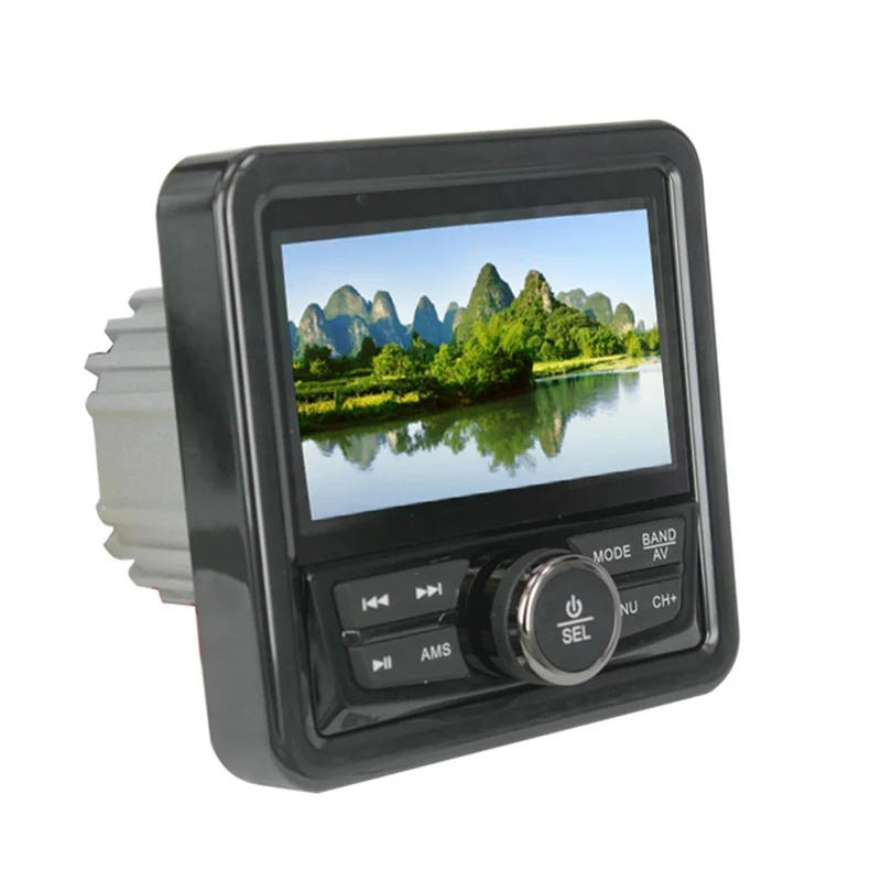 

Лидер продаж-Marine Radio Boat Stereo Bluetooth FM AM цифровой медиа аудиоплеер водонепроницаемый для яхты ATV UTV тележки для гольфа мотоцикл