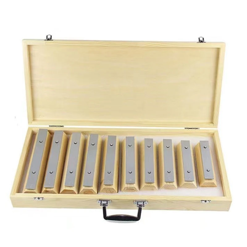 Wooden Box Sound Brick 10/17 Tone Sound Healing Portable Sound Block Children Meditation Orff Instruments Professional Xylophone
