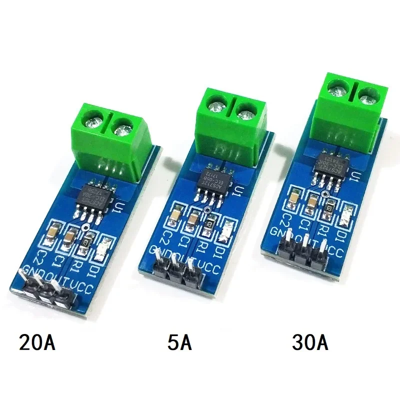 

Hall Current Sensor Module ACS712 module 5A 20A 30A Hall Current Sensor Module 5A/20A/30A ACS712