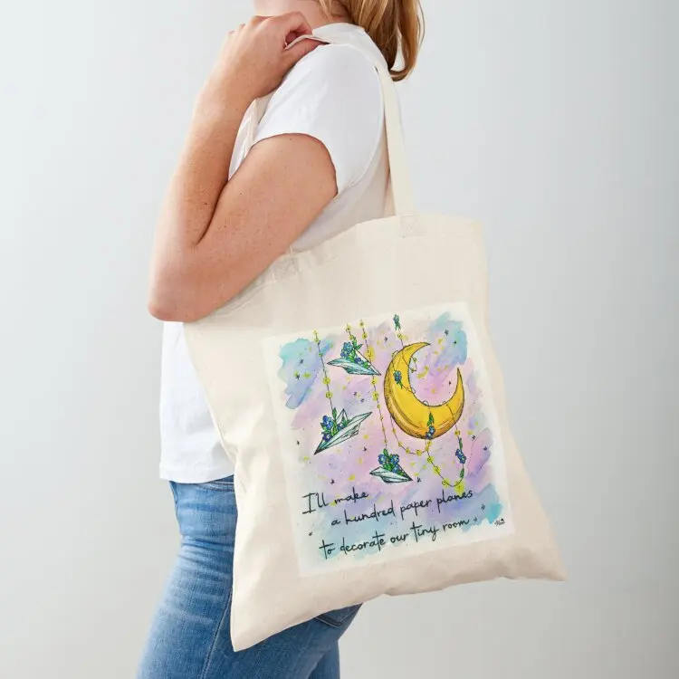 Little Miss Why So Paper Planes & Forget-Me-Nots Inspired by The Amazing Devil Tote Bag tote bag men's Candy bags