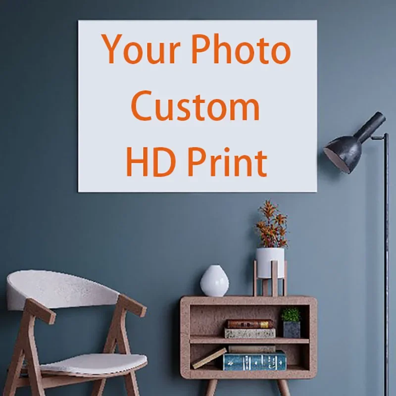 

Dropshipping Custom Print Photos Canvas HD Print Your Picture Personalized Wall Art Poster Photos for Living Room Home Decor