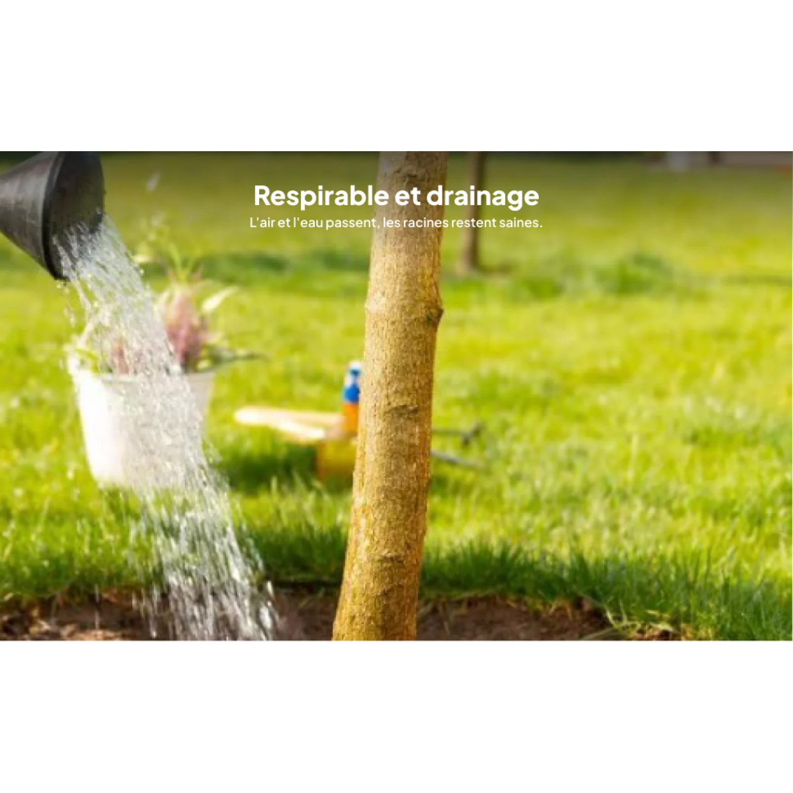 Non Woven Tree Protector Mulch Mat Water Permeable Weeding Barrier for Outdoor Plants and Trees