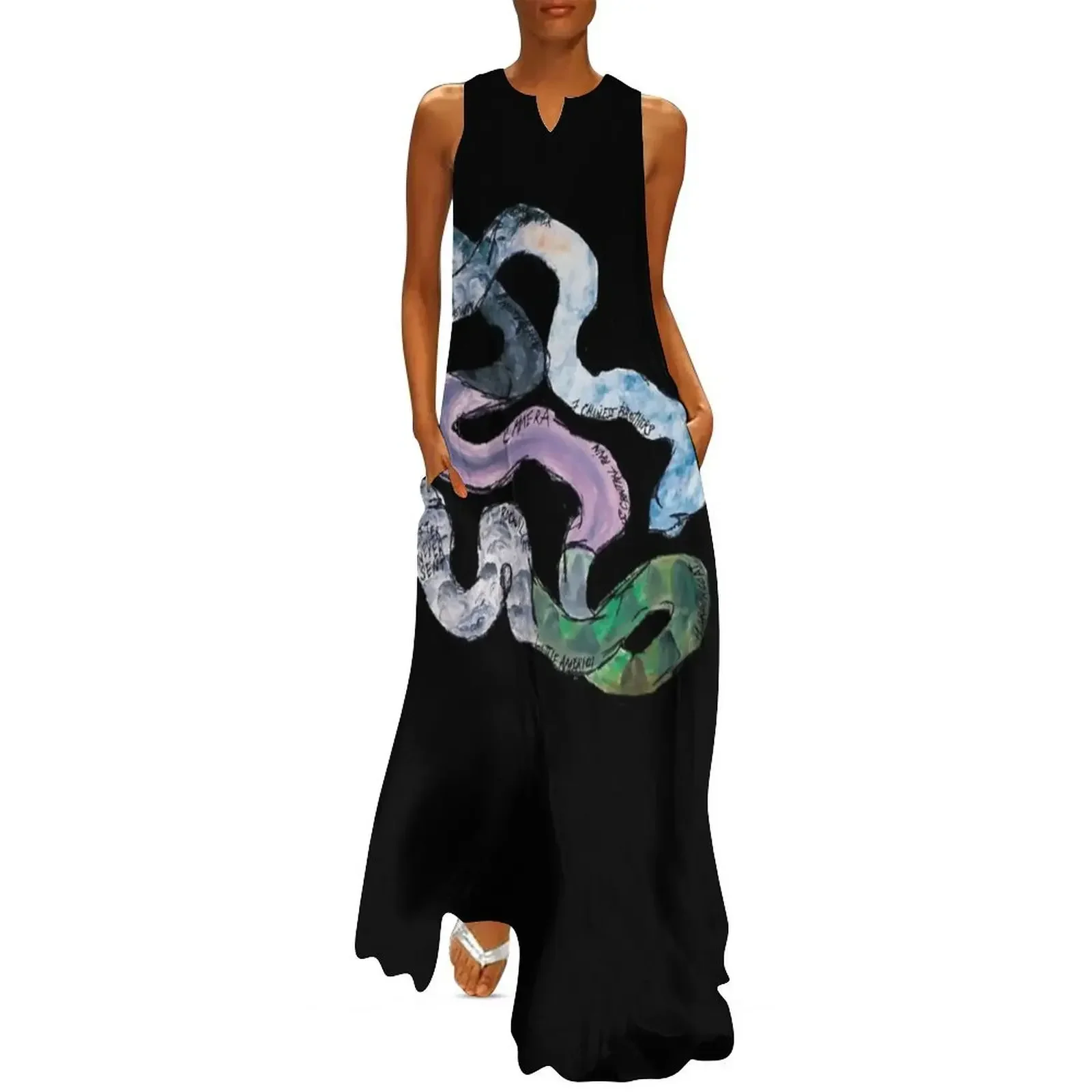 

REM Reckoning Long Dress summer dress woman 2025 trendy Dresses for wedding party summer dresses womens 2025 Woman fashion Dress