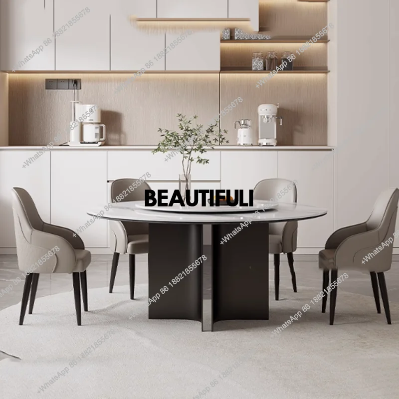 

Design Round Dining Tables White Nordic Italian Salon Restaurant Dining Tables Kitchen Modern Mesa De Jantar Home Furniture