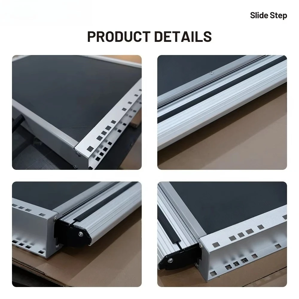 Electric Motorhome Caravan Outdoor Waterproof Made Durable Strong Aluminum Alloy Single Slide RV Step Manual Override Y3