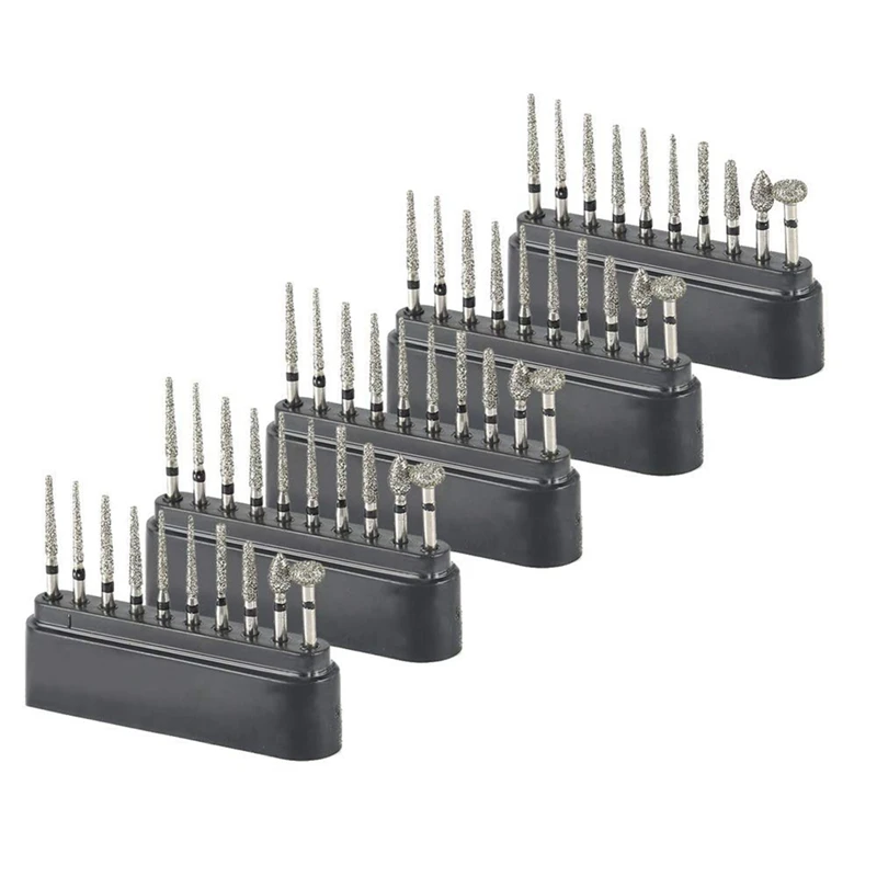 

B-Est 50PCS 1.6Mm FG Burs Black High-Speed Polishing Accessories For Cutting Carving Shaping Touch-Up Engraving Finishing