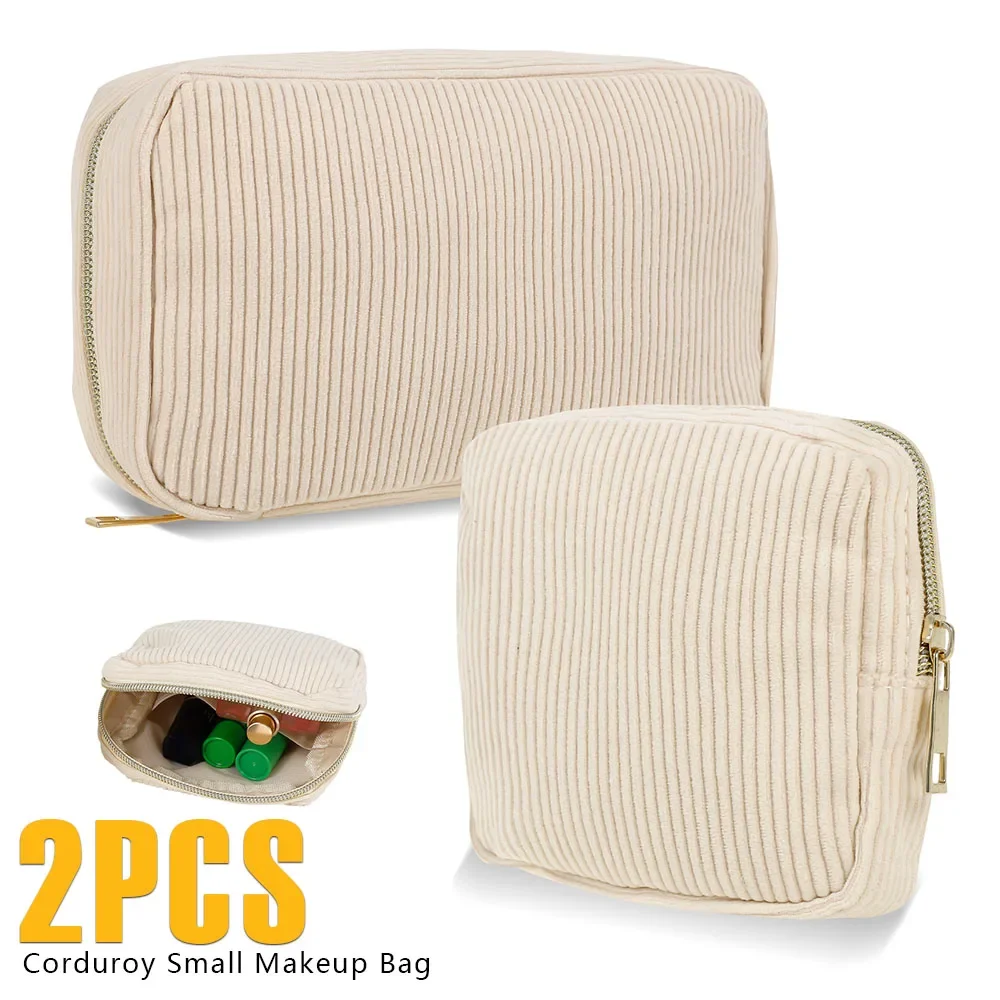

2 шт. вельветовых мини-косметичек на молнии, портативные сумки для тампонов, для девочек и женщин, для путешествий и повседневного использования
