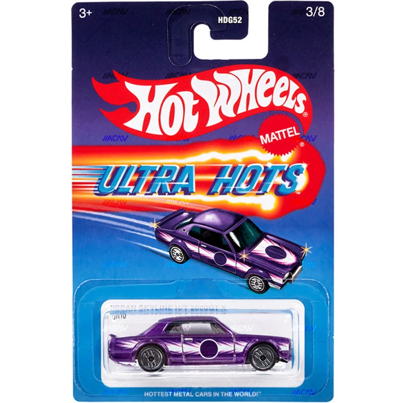 Volledige set van 8 Hot Wheels 1:64 Ultra Hots Mix 2 Dodge Nissan Skyline Porsche 935 Toyota Ford Diecast Voertuig Model Auto's Schip Nu