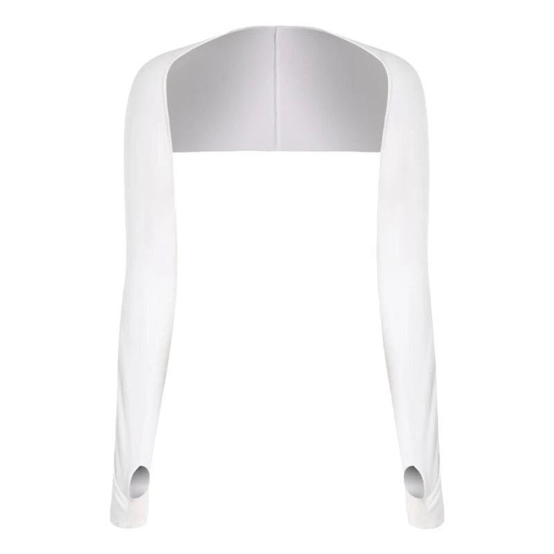 

652F Lady Women Sun Protective Sleeve Golf Arm Cover Shawl Protector Elastic Shoulder Wrap Sports Daily Accessory